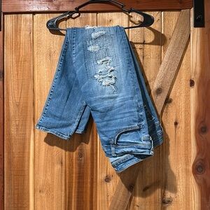 American Eagle light wash jeggings size 14